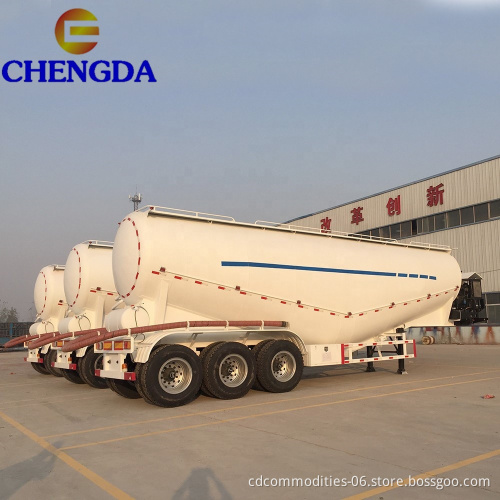 Low Price SINOTRUK 3 Axle 45CBM Bulk Cement Tanker Trailer